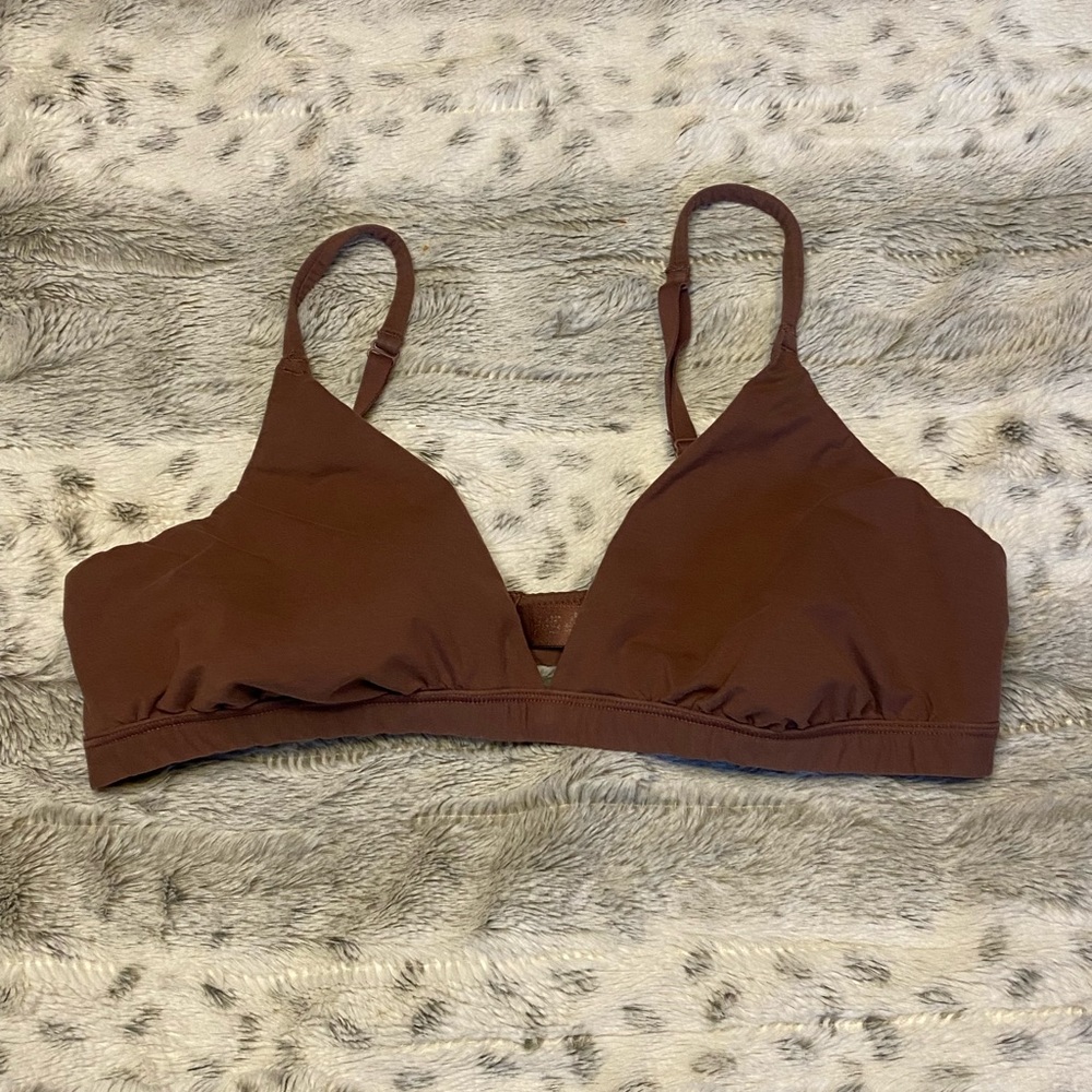 SKIMS Cotton Triangle Bra